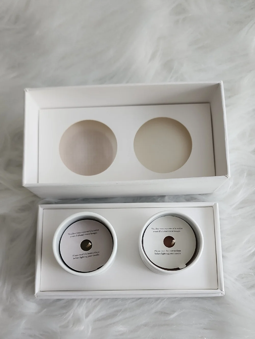 ChristianDior Limited Edition Jardin d'Orangers & Ambre Nuit Scented MiniCandles